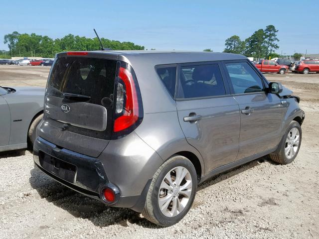 KNDJP3A56G7366414 - 2016 KIA SOUL PLUS GRAY photo 4