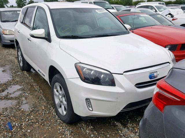 2T3YL4DV9CW001378 - 2012 TOYOTA RAV4 EV WHITE photo 1