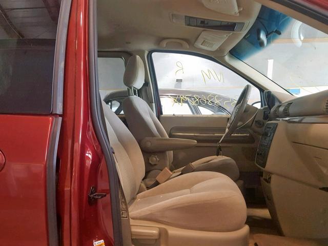 2FMDA522X4BA12456 - 2004 FORD FREESTAR S RED photo 5