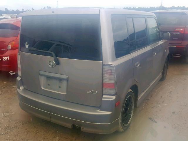 JTLKT324X50202339 - 2005 TOYOTA SCION XB ნაცრისფერი ფოტო 4