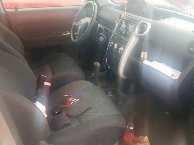 JTLKT324X50202339 - 2005 TOYOTA SCION XB ნაცრისფერი ფოტო 5