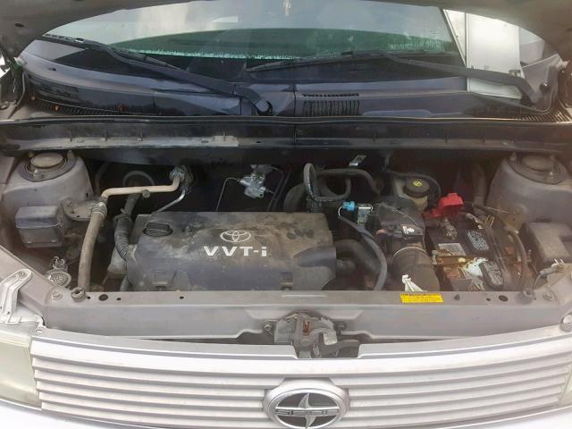 JTLKT324X50202339 - 2005 TOYOTA SCION XB ნაცრისფერი ფოტო 7