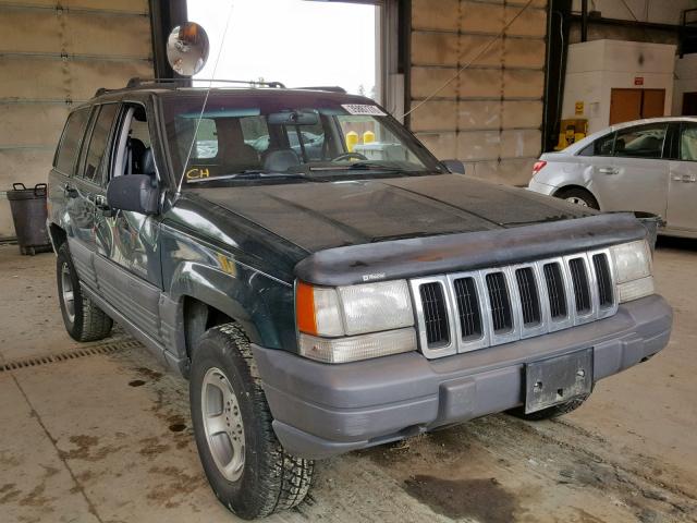 1J4GZ58S1TC174907 - 1996 JEEP GRAND CHER GREEN photo 1