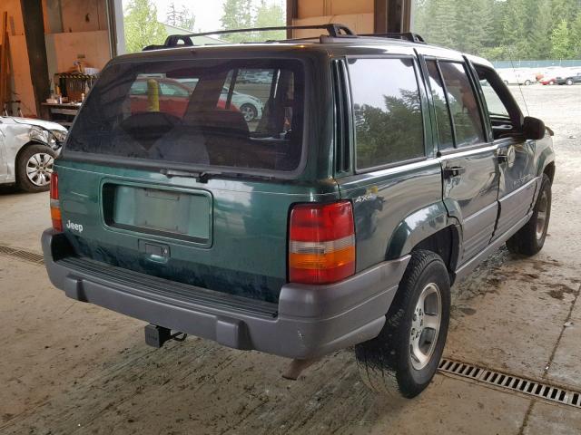 1J4GZ58S1TC174907 - 1996 JEEP GRAND CHER GREEN photo 4