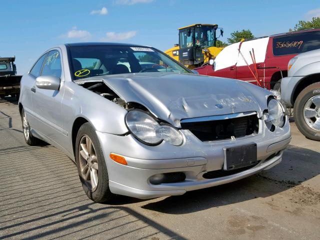 WDBRN40JX3A387856 - 2003 MERCEDES-BENZ C 230K SPO SILVER photo 1