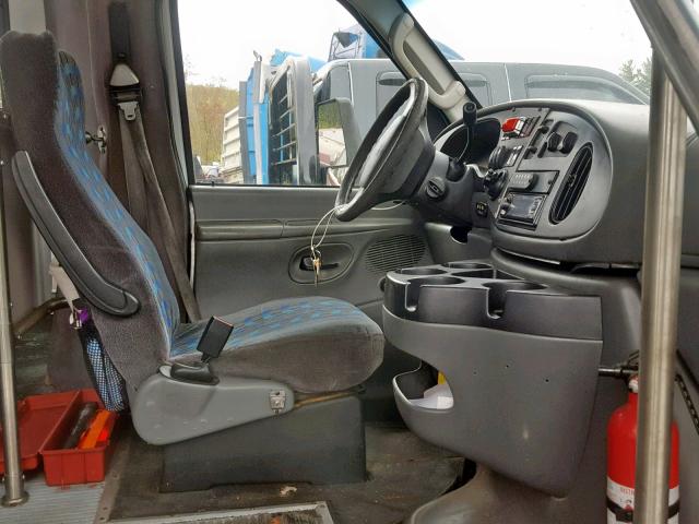 1FDXE45P36DB20868 - 2006 FORD E450 BUS WHITE photo 5