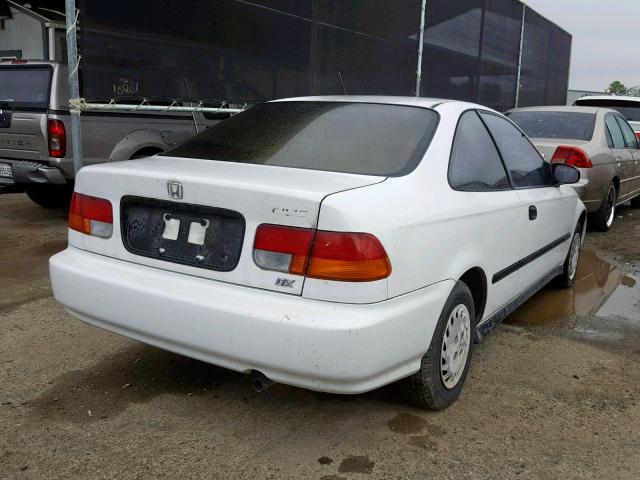 1HGEJ6225TL083207 - 1996 HONDA CIVIC DX WHITE photo 4