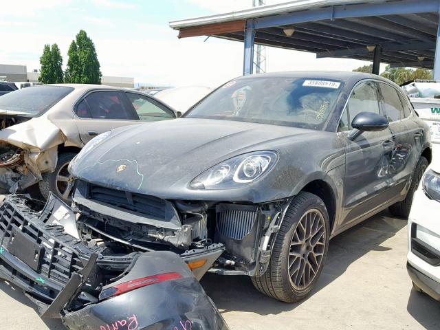 WP1AB2A57JLB33423 - 2018 PORSCHE MACAN S BLACK photo 2