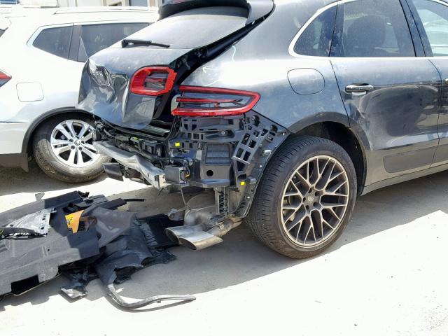 WP1AB2A57JLB33423 - 2018 PORSCHE MACAN S BLACK photo 9