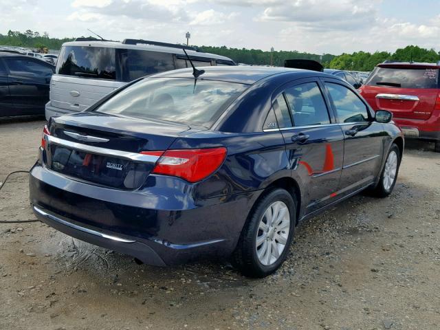 1C3CCBBB8CN207889 - 2012 CHRYSLER 200 TOURIN BLUE photo 4