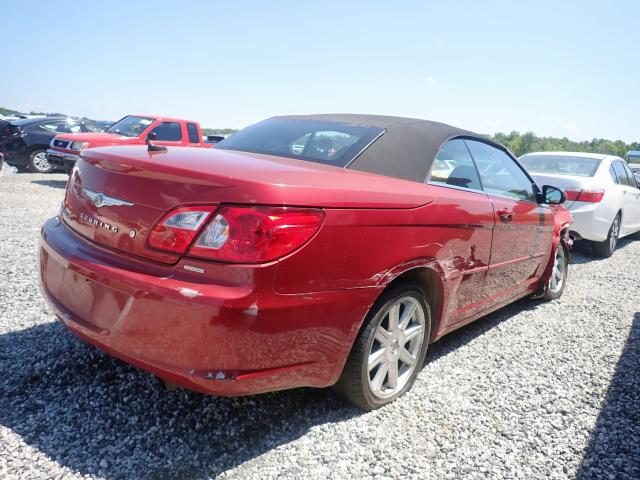 1C3LC55R48N302533 - 2008 CHRYSLER SEBRING TO MAROON photo 4