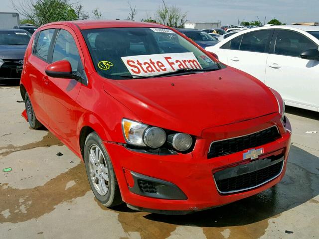 1G1JB6SHXC4114131 - 2012 CHEVROLET SONIC LS RED photo 1