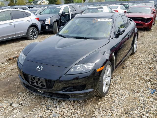 JM1FE173640118111 - 2004 MAZDA RX8 BLACK photo 2