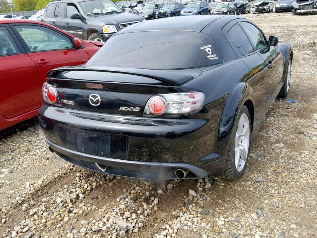 JM1FE173640118111 - 2004 MAZDA RX8 BLACK photo 4