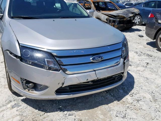 3FADP0L30AR411344 - 2010 FORD FUSION HYB SILVER photo 9