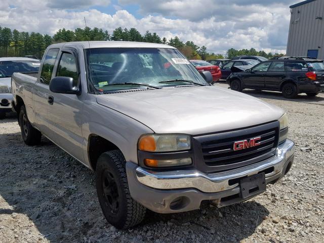 2GTEK19T341292207 - 2004 GMC NEW SIERRA GRAY photo 1