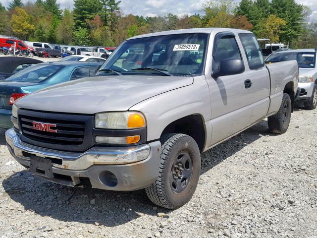 2GTEK19T341292207 - 2004 GMC NEW SIERRA GRAY photo 2