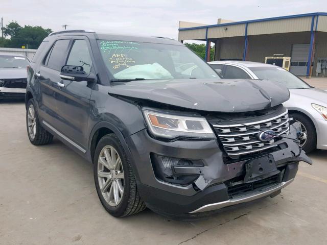 1FM5K7F87GGC57210 - 2016 FORD EXPLORER L BLACK photo 1