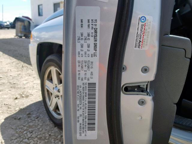 1J4NT4FB2AD593734 - 2010 JEEP COMPASS SP 灰色 照片 10