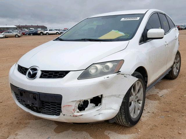 JM3ER293980193739 - 2008 MAZDA CX-7 WHITE photo 2