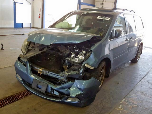 5FNRL388X5B131438 - 2005 HONDA ODYSSEY TO BLUE photo 2