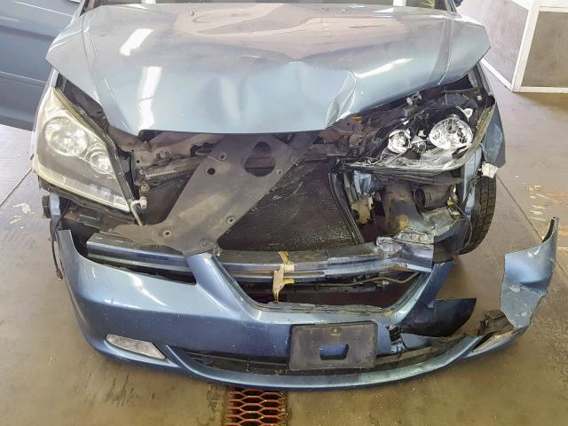 5FNRL388X5B131438 - 2005 HONDA ODYSSEY TO BLUE photo 7