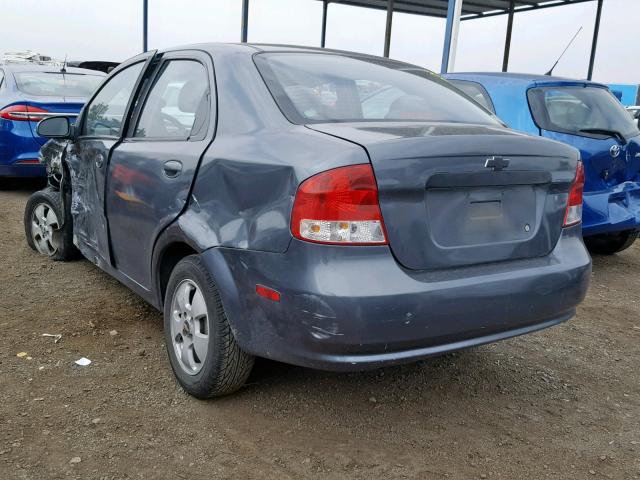 KL1TD56656B528910 - 2006 CHEVROLET AVEO BASE Boz foto 3