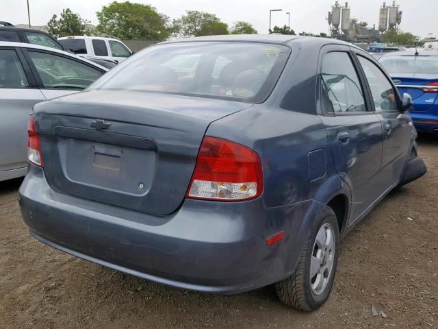 KL1TD56656B528910 - 2006 CHEVROLET AVEO BASE Boz foto 4