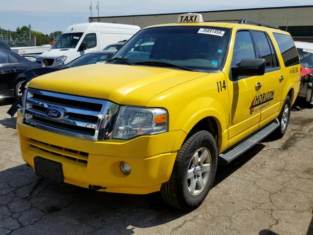 1FMJK1G57AEB47406 - 2010 FORD EXPEDITION YELLOW photo 2