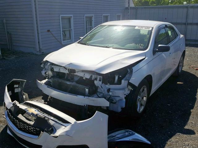 1G11B5SL4EF120397 - 2014 CHEVROLET MALIBU LS WHITE photo 2