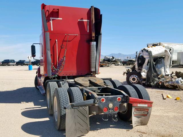 1FUJBBBD63PL72795 - 2003 FREIGHTLINER CONVENTION RED photo 3