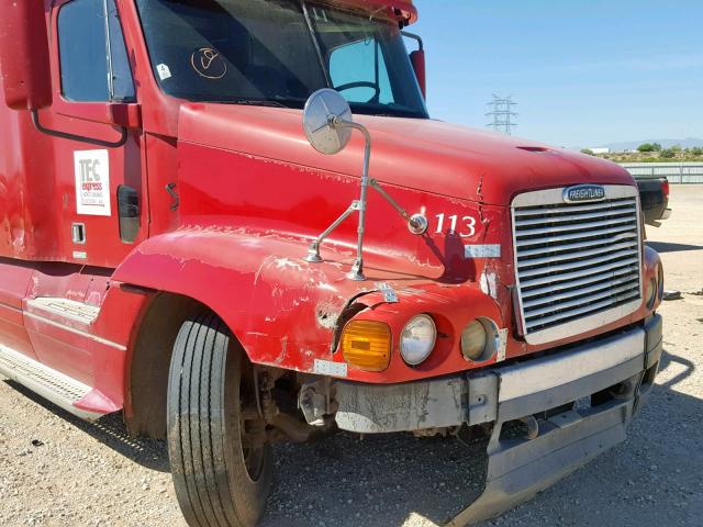 1FUJBBBD63PL72795 - 2003 FREIGHTLINER CONVENTION RED photo 9