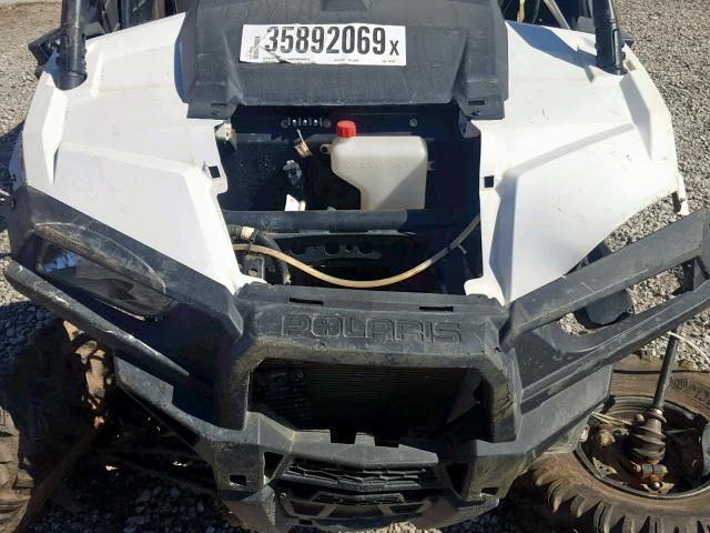 3NSVBA875KH481555 - 2019 POLARIS RZR S 900 WHITE photo 7