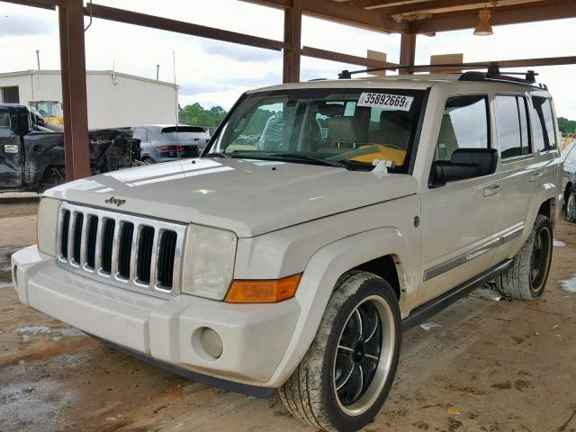 1J8HG58P37C573683 - 2007 JEEP COMMANDER WHITE photo 2