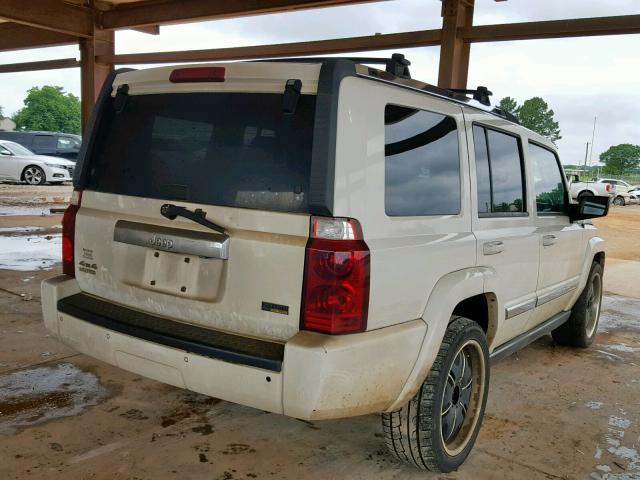 1J8HG58P37C573683 - 2007 JEEP COMMANDER WHITE photo 4