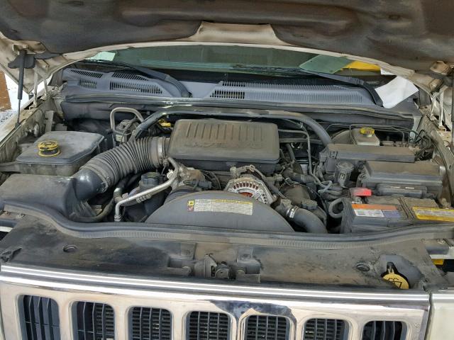 1J8HG58P37C573683 - 2007 JEEP COMMANDER WHITE photo 7