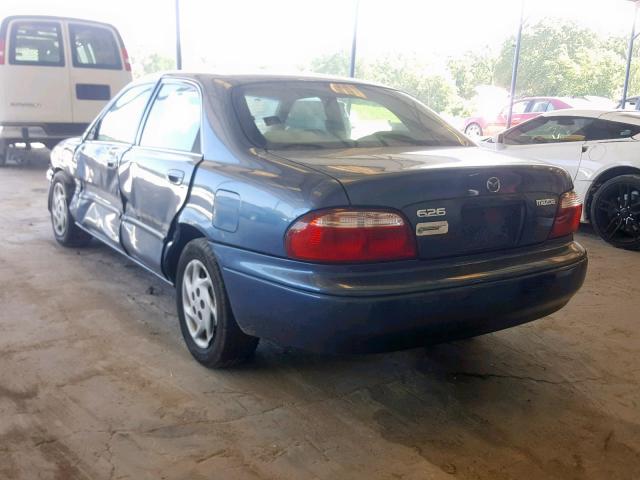 1YVGF22C925265595 - 2002 MAZDA 626 LX BLUE photo 3