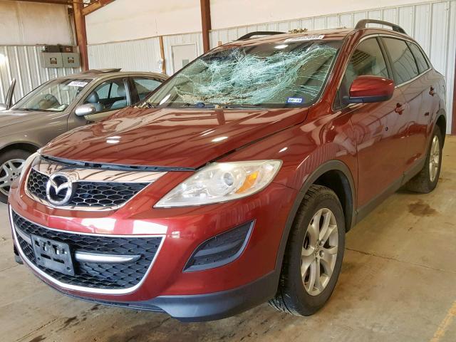 JM3TB2CA1C0354919 - 2012 MAZDA CX-9 RED photo 2