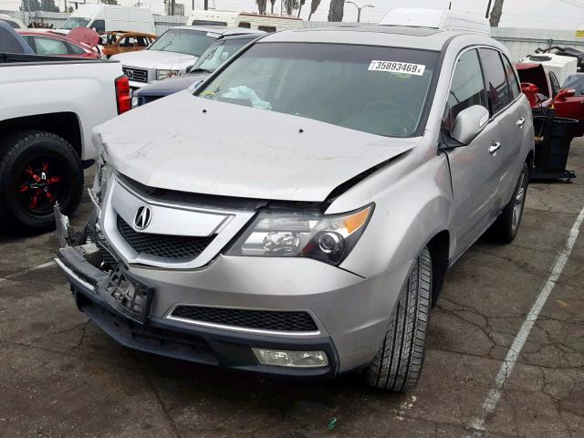 2HNYD2H22DH503338 - 2013 ACURA MDX SILVER photo 2