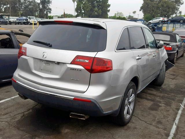 2HNYD2H22DH503338 - 2013 ACURA MDX SILVER photo 4