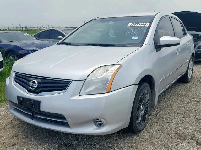 3N1AB6APXCL605358 - 2012 NISSAN SENTRA 2.0 SILVER photo 2