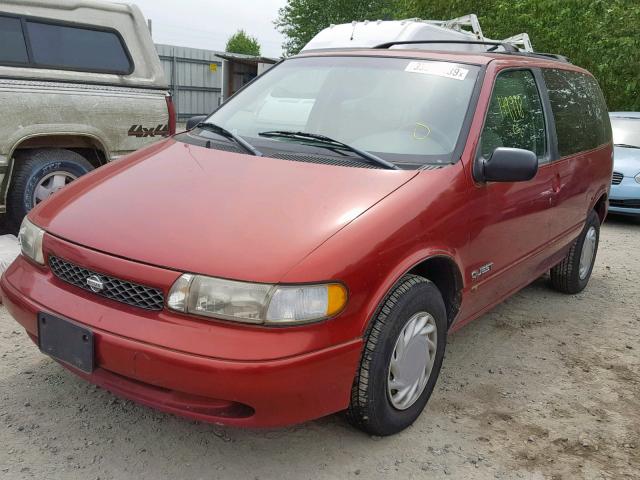 4N2ZN1115WD820000 - 1998 NISSAN QUEST XE RED photo 2