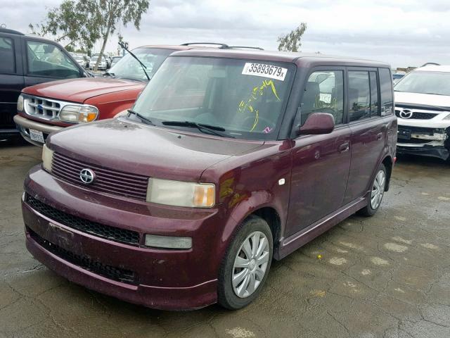 JTLKT324840162728 - 2004 TOYOTA SCION XB 勃艮第红 照片 2