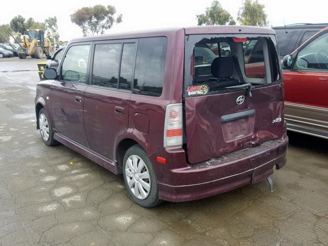 JTLKT324840162728 - 2004 TOYOTA SCION XB 勃艮第红 照片 3