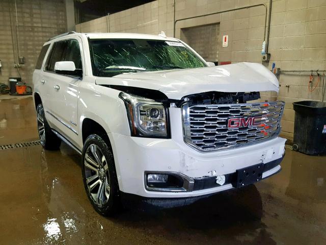 1GKS2CKJ3JR310543 - 2018 GMC YUKON DENA WHITE photo 1