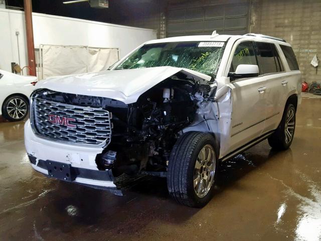 1GKS2CKJ3JR310543 - 2018 GMC YUKON DENA WHITE photo 2