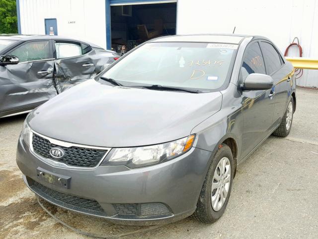 KNAFU4A26D5723475 - 2013 KIA FORTE EX BROWN photo 2