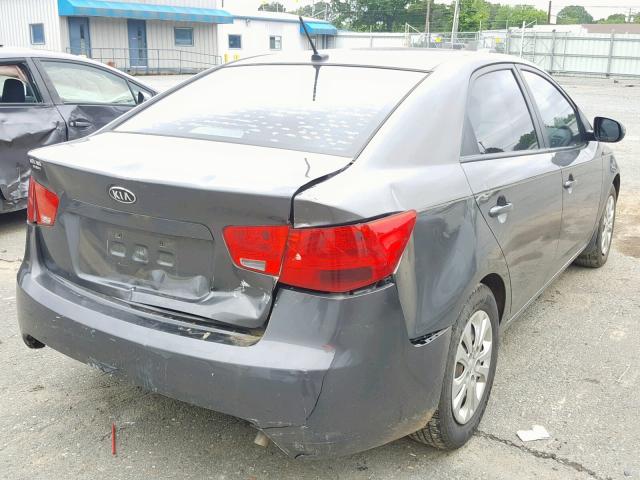 KNAFU4A26D5723475 - 2013 KIA FORTE EX BROWN photo 4