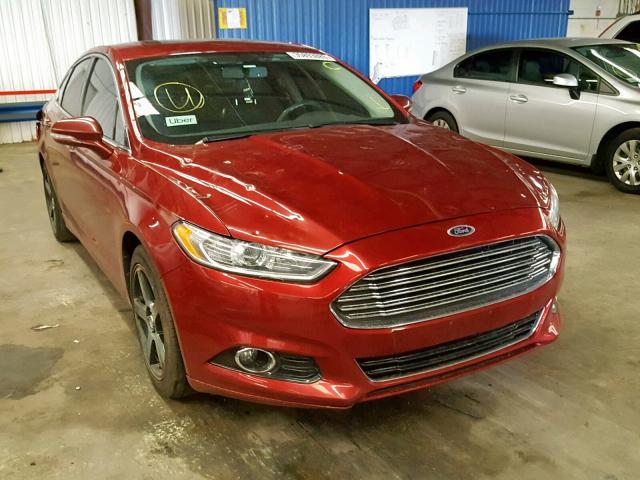 3FA6P0K98FR132410 - 2015 FORD FUSION TIT RED photo 1