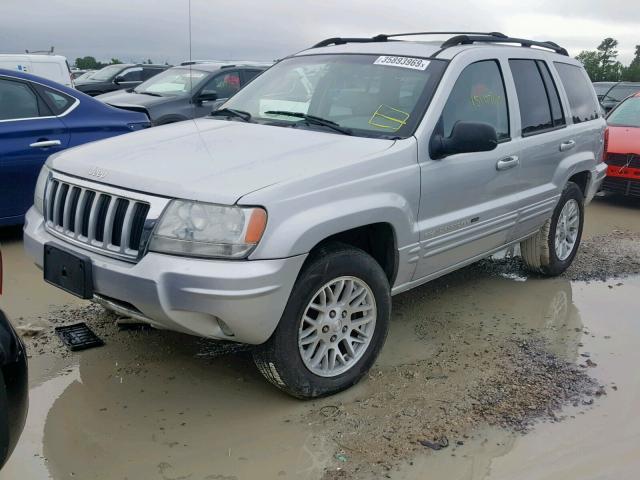 1J8GX58J84C121473 - 2004 JEEP GRAND CHER SILVER photo 2